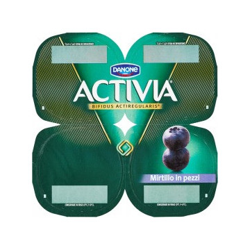 ACTIVIA FRUTTA MIRTILLO G125X4