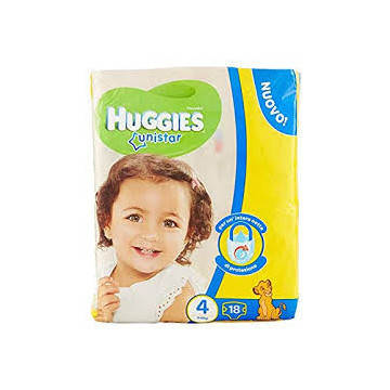 HUGGIES PANNOLINI UNISTAR 4...