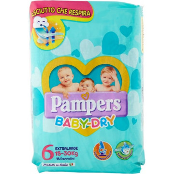 PAMPERS BABY DRY 6 EXTRA...