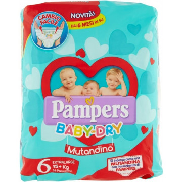 PAMPERS BABY DRY 6...