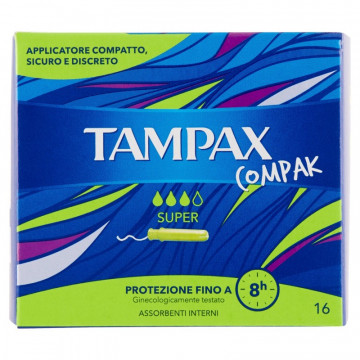 TAMPAX COMPAK SUPER 16 TAMPONI