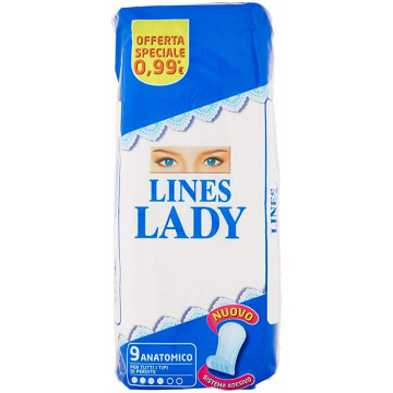 LINES LADY ANATOMICO X 9 PZ