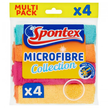 SPONTEX PANNO MICROFIBRE  X 4