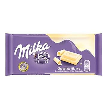 TAVOLETTA MILKA BIANCA GR 100