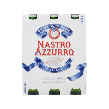 BIRRA NASTRO AZZURRO CL.33X3